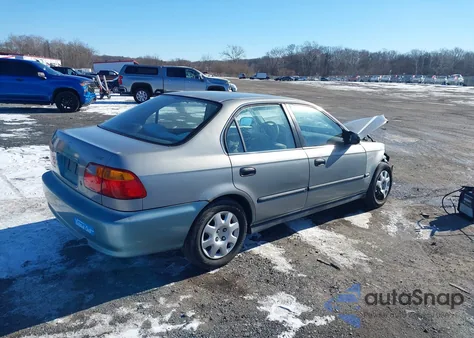 1999 Honda Civic Lx из США, поврежденный, VIN 2HGEJ6570XH501330